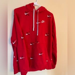 Red Nike hoodie!❤️